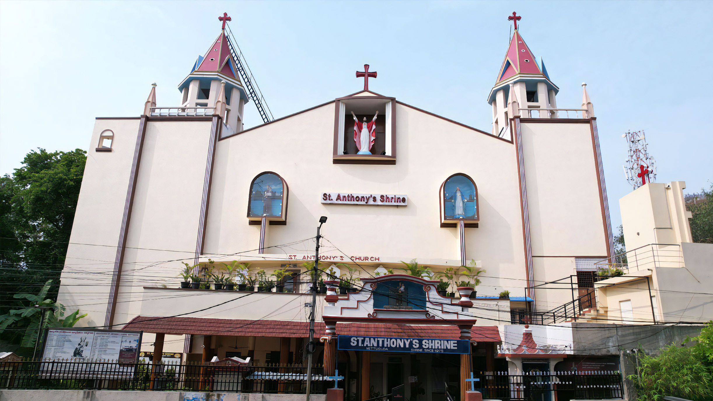 lourdu matha church church colony ramanthapur